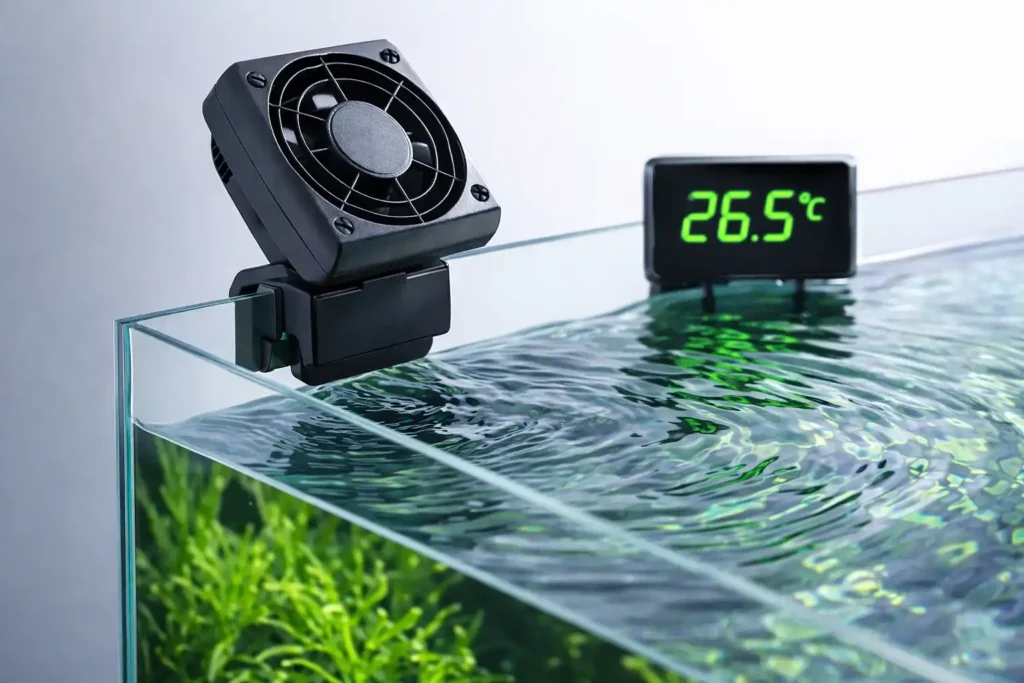 How to Keep Your Aquarium Cool in Malaysia (Fan vs. Chiller Guide)